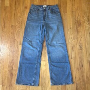 h&m wide leg jeans